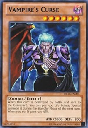 Vampire's Curse (Blue) (DL16-EN003) - Duelist League Promo Unlimited Duelist League Promo Yugioh Single Squirtle Squad Card Shop.