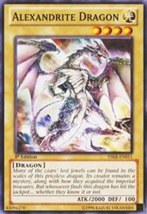 Alexandrite Dragon (YSKR-EN011) - Starter Deck: Kaiba Reloaded Unlimited Starter Deck: Kaiba Reloaded Yugioh Single Squirtle Squad Card Shop.