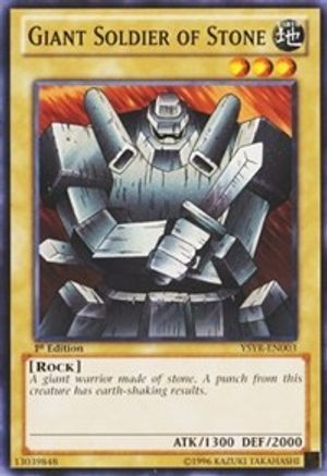 Giant Soldier of Stone (YSYR-EN003) - Starter Deck: Yugi Reloaded 1st Edition Starter Deck: Yugi Reloaded Yugioh Single Squirtle Squad Card Shop.