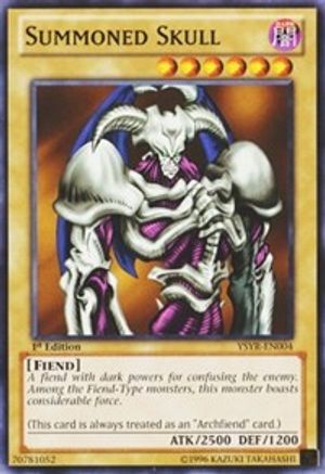 Summoned Skull (YSYR-EN004) - Starter Deck: Yugi Reloaded 1st Edition Starter Deck: Yugi Reloaded Yugioh Single Squirtle Squad Card Shop.