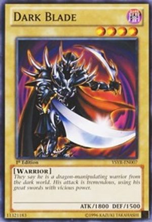 Dark Blade (YSYR-EN007) - Starter Deck: Yugi Reloaded 1st Edition Starter Deck: Yugi Reloaded Yugioh Single Squirtle Squad Card Shop.