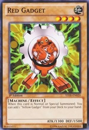 Red Gadget (YSYR-EN020) - Starter Deck: Yugi Reloaded 1st Edition Starter Deck: Yugi Reloaded Yugioh Single Squirtle Squad Card Shop.
