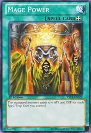 Mage Power (YSYR-EN029) - Starter Deck: Yugi Reloaded 1st Edition Starter Deck: Yugi Reloaded Yugioh Single Squirtle Squad Card Shop.