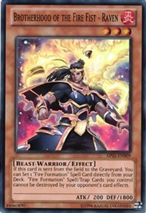 Brotherhood of the Fire Fist - Raven (AP02-EN009) - Astral Pack 2 Unlimited Astral Pack 2 Yugioh Single Squirtle Squad Card Shop.