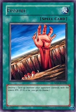 Fissure (RP01-EN006) - Retro Pack Unlimited Retro Pack Yugioh Single Squirtle Squad Card Shop.