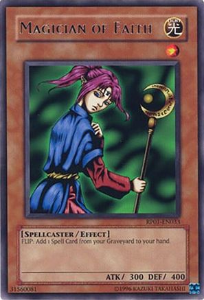 Magician of Faith (RP01-EN033) - Retro Pack Unlimited Retro Pack Yugioh Single Squirtle Squad Card Shop.
