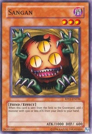 Sangan (RP01-EN036) - Retro Pack Unlimited Retro Pack Yugioh Single Squirtle Squad Card Shop.