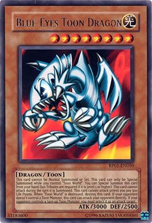Blue-Eyes Toon Dragon (RP01-EN050) - Retro Pack Unlimited Retro Pack Yugioh Single Squirtle Squad Card Shop.