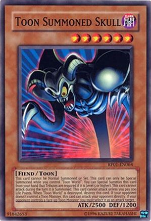Toon Summoned Skull (RP01-EN064) - Retro Pack Unlimited Retro Pack Yugioh Single Squirtle Squad Card Shop.