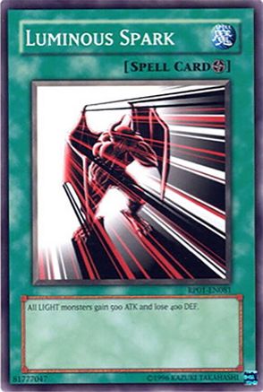 Luminous Spark (RP01-EN081) - Retro Pack Unlimited Retro Pack Yugioh Single Squirtle Squad Card Shop.