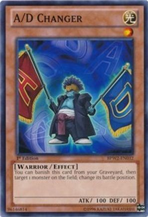 A/D Changer (BPW2-EN032) - Battle Pack 2: War of the Giants Round 2 1st Edition Battle Pack 2: War of the Giants Round 2 Yugioh Single Squirtle Squad Card Shop.