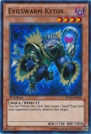 Evilswarm Ketos (BPW2-EN050) - Battle Pack 2: War of the Giants Round 2 1st Edition Battle Pack 2: War of the Giants Round 2 Yugioh Single Squirtle Squad Card Shop.