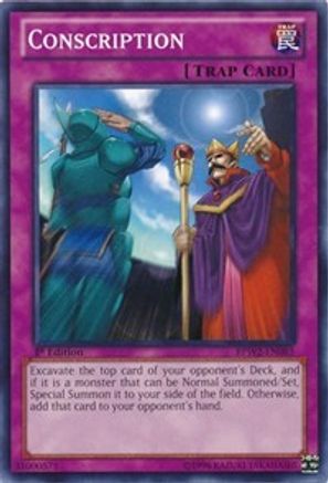 Conscription (BPW2-EN085) - Battle Pack 2: War of the Giants Round 2 1st Edition Battle Pack 2: War of the Giants Round 2 Yugioh Single Squirtle Squad Card Shop.