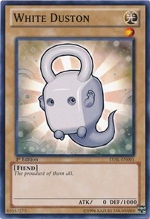 White Duston (LVAL-EN001) - Legacy of the Valiant 1st Edition Legacy of the Valiant Yugioh Single Squirtle Squad Card Shop.
