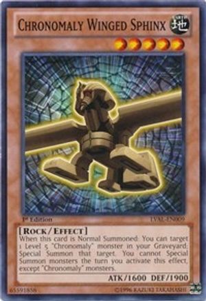 Chronomaly Winged Sphinx (LVAL-EN009) - Legacy of the Valiant Unlimited Legacy of the Valiant Yugioh Single Squirtle Squad Card Shop.
