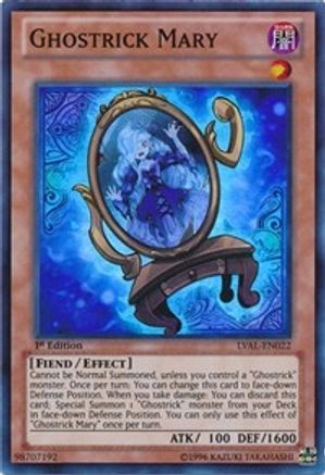 Ghostrick Mary (LVAL-EN022) - Legacy of the Valiant Unlimited Legacy of the Valiant Yugioh Single Squirtle Squad Card Shop.