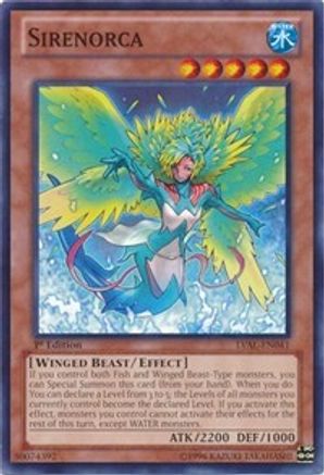 Sirenorca (LVAL-EN041) - Legacy of the Valiant Unlimited Legacy of the Valiant Yugioh Single Squirtle Squad Card Shop.