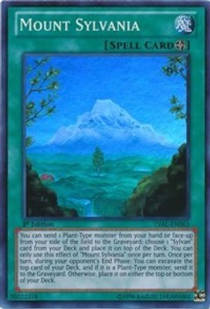 Mount Sylvania (LVAL-EN063) - Legacy of the Valiant Unlimited Legacy of the Valiant Yugioh Single Squirtle Squad Card Shop.
