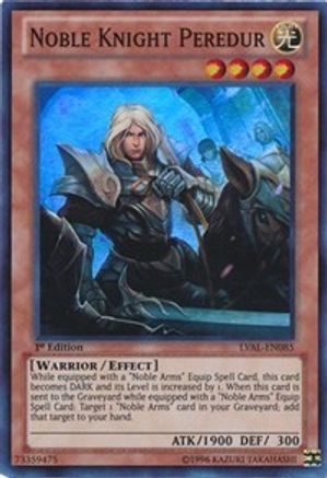 Noble Knight Peredur (LVAL-EN085) - Legacy of the Valiant 1st Edition Legacy of the Valiant Yugioh Single Squirtle Squad Card Shop.