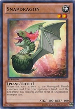 Snapdragon (LVAL-EN094) - Legacy of the Valiant Unlimited Legacy of the Valiant Yugioh Single Squirtle Squad Card Shop.