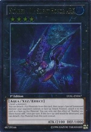 Number 101: Silent Honor ARK (UTR) (LVAL-EN047) - Legacy of the Valiant 1st Edition Legacy of the Valiant Yugioh Single Squirtle Squad Card Shop.