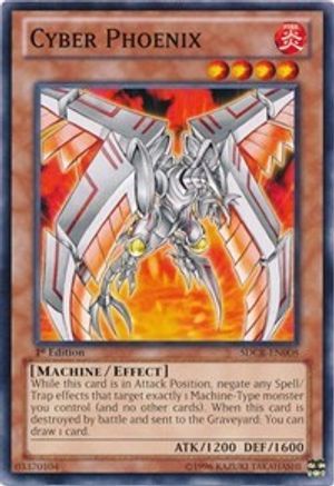 Cyber Phoenix (SDCR-EN008) - Structure Deck: Cyber Dragon Revolution Unlimited Structure Deck: Cyber Dragon Revolution Yugioh Single Squirtle Squad Card Shop.