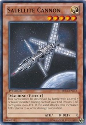 Satellite Cannon (SDCR-EN012) - Structure Deck: Cyber Dragon Revolution 1st Edition Structure Deck: Cyber Dragon Revolution Yugioh Single Squirtle Squad Card Shop.