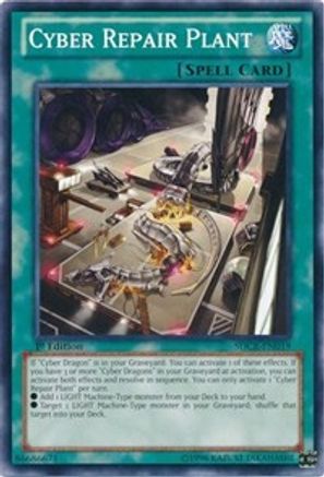 Cyber Repair Plant (SDCR-EN019) - Structure Deck: Cyber Dragon Revolution 1st Edition Structure Deck: Cyber Dragon Revolution Yugioh Single Squirtle Squad Card Shop.