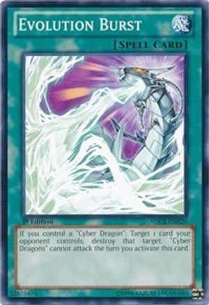 Evolution Burst (SDCR-EN020) - Structure Deck: Cyber Dragon Revolution 1st Edition Structure Deck: Cyber Dragon Revolution Yugioh Single Squirtle Squad Card Shop.