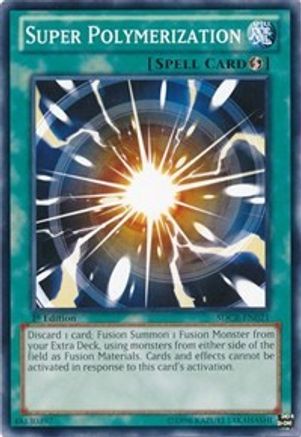 Super Polymerization (SDCR-EN021) - Structure Deck: Cyber Dragon Revolution 1st Edition Structure Deck: Cyber Dragon Revolution Yugioh Single Squirtle Squad Card Shop.