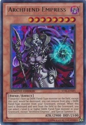 Archfiend Empress (STBL-ENSP1) - Sneak Preview Series 5 Limited Sneak Preview Series 5 Yugioh Single Squirtle Squad Card Shop.