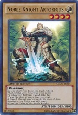 Noble Knight Artorigus (GAOV-ENSP1) (GAOV-ENSP1) - Galactic Overlord Limited Galactic Overlord Yugioh Single Squirtle Squad Card Shop.