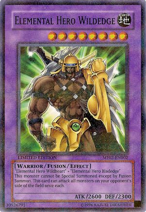 Elemental HERO Wildedge (MF02-EN002) - Mattel Action Figure Promos: Series 2 Limited Mattel Action Figure Promos: Series 2 Yugioh Single Squirtle Squad Card Shop.