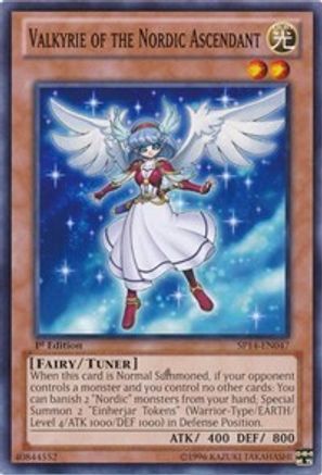 Valkyrie of the Nordic Ascendant (SP14-EN047) - Star Pack 2014 1st Edition Star Pack 2014 Yugioh Single Squirtle Squad Card Shop.