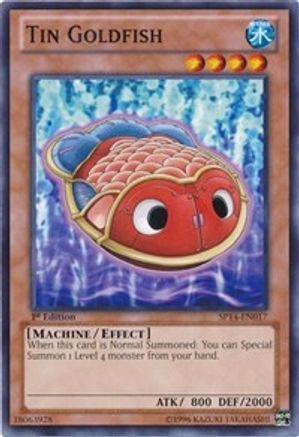 Tin Goldfish (SP14-EN017) - Star Pack 2014 1st Edition Star Pack 2014 Yugioh Single Squirtle Squad Card Shop.