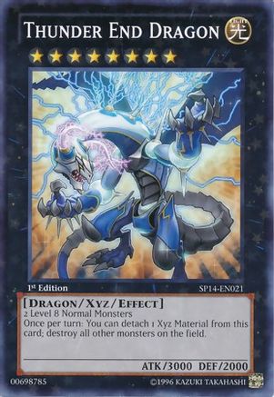 Thunder End Dragon (Starfoil) (SP14-EN021) - Star Pack 2014 1st Edition Star Pack 2014 Yugioh Single Squirtle Squad Card Shop.