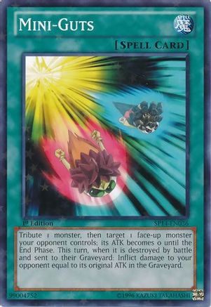 Mini Guts (Starfoil) (SP14-EN036) - Star Pack 2014 1st Edition Star Pack 2014 Yugioh Single Squirtle Squad Card Shop.