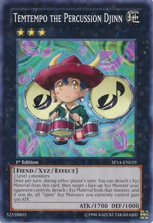 Temtempo the Percussion Djinn (Starfoil) (SP14-EN029) - Star Pack 2014 1st Edition Star Pack 2014 Yugioh Single Squirtle Squad Card Shop.