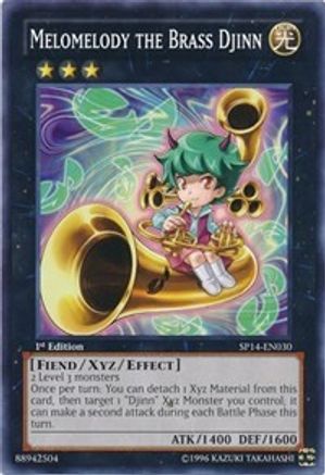 Melomelody the Brass Djinn (SP14-EN030) - Star Pack 2014 1st Edition Star Pack 2014 Yugioh Single Squirtle Squad Card Shop.
