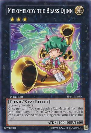 Melomelody the Brass Djinn (Starfoil) (SP14-EN030) - Star Pack 2014 1st Edition Star Pack 2014 Yugioh Single Squirtle Squad Card Shop.