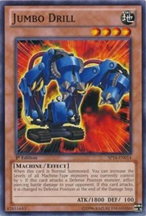Jumbo Drill (SP14-EN014) - Star Pack 2014 1st Edition Star Pack 2014 Yugioh Single Squirtle Squad Card Shop.