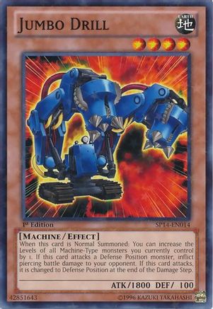 Jumbo Drill (Starfoil) (SP14-EN014) - Star Pack 2014 1st Edition Star Pack 2014 Yugioh Single Squirtle Squad Card Shop.