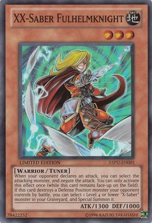 XX-Saber Fulhelmknight (XSPU-EN001) - X-Saber Power-Up Limited X-Saber Power-Up Yugioh Single Squirtle Squad Card Shop.