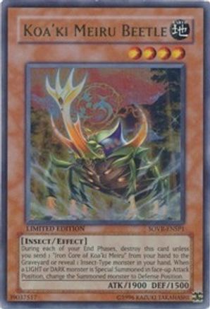 Koa'ki Meiru Beetle (SOVR-ENSP1) (SOVR-ENSP1) - Stardust Overdrive Limited Stardust Overdrive Yugioh Single Squirtle Squad Card Shop.