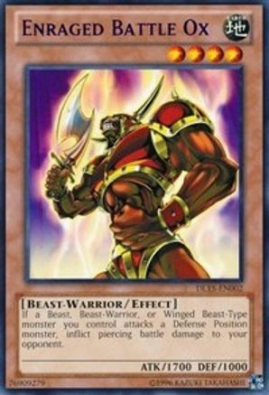 Enraged Battle Ox (Red) (DL15-EN002) - Duelist League Promo Unlimited Duelist League Promo Yugioh Single Squirtle Squad Card Shop.