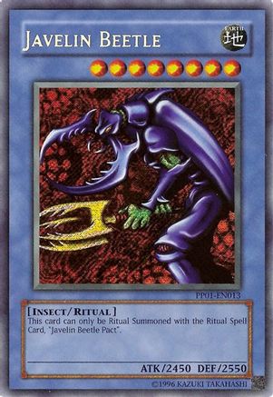 Javelin Beetle (Secret Rare) (PP01-EN013) - Premium Pack 1 Unlimited Premium Pack 1 Yugioh Single Squirtle Squad Card Shop.