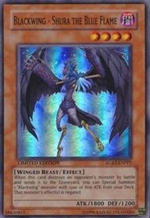 Blackwing - Shura the Blue Flame (RGBT-ENPP2) - Duelist Pack Collection Tin Limited Duelist Pack Collection Tin Yugioh Single Squirtle Squad Card Shop.