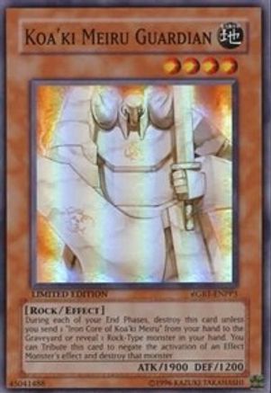 Koa'ki Meiru Guardian (RGBT-ENPP3) - Duelist Pack Collection Tin Limited Duelist Pack Collection Tin Yugioh Single Squirtle Squad Card Shop.