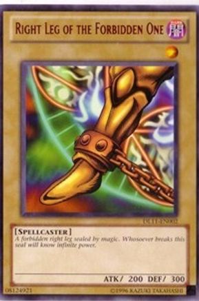 Right Leg of the Forbidden One (Red) (DL11-EN002) - Duelist League Promo Unlimited Duelist League Promo Yugioh Single Squirtle Squad Card Shop.