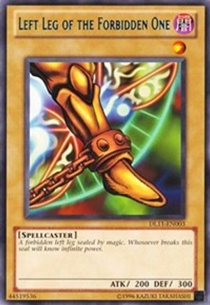 Left Leg of the Forbidden One (Blue) (DL11-EN003) - Duelist League Promo Unlimited Duelist League Promo Yugioh Single Squirtle Squad Card Shop.